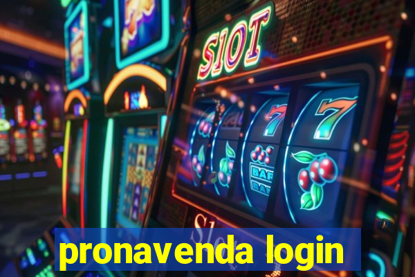 pronavenda login